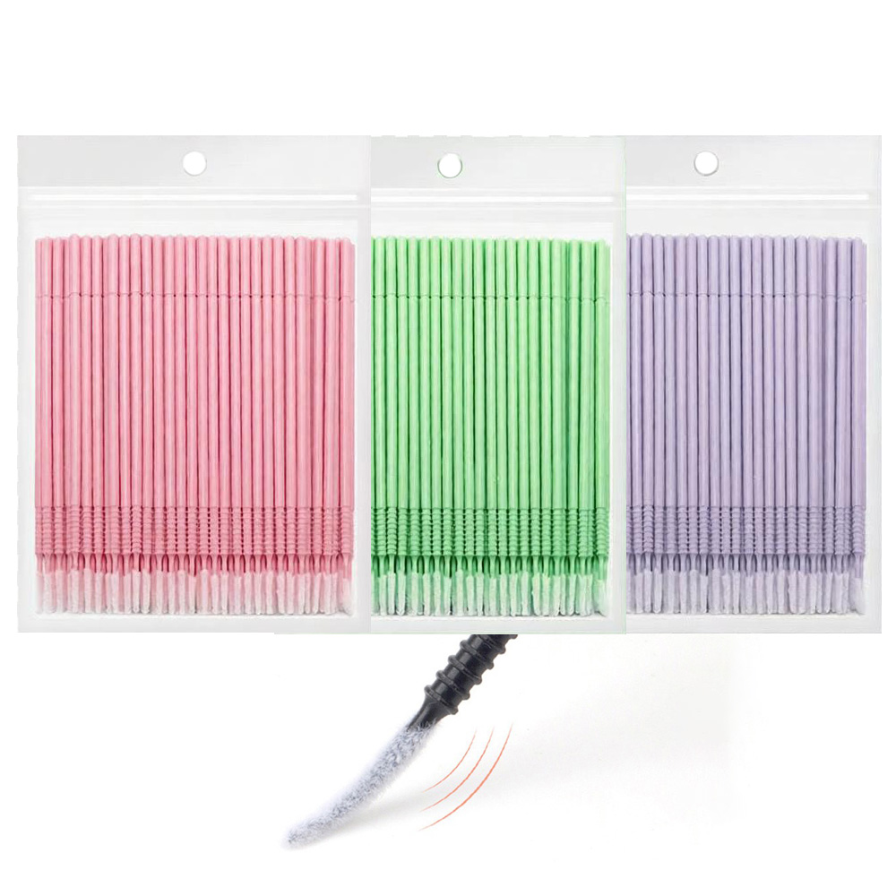 Eyelash Extension Vendor - 500 pièces de micro-brosses applicatrices pour