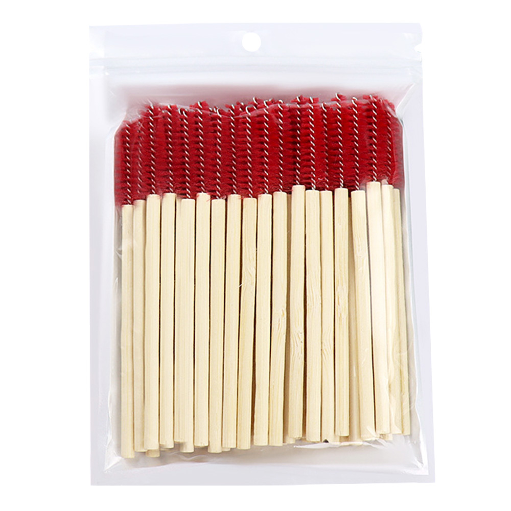 Eyelash Extension Vendor - 50 brosses à cils en bambou,