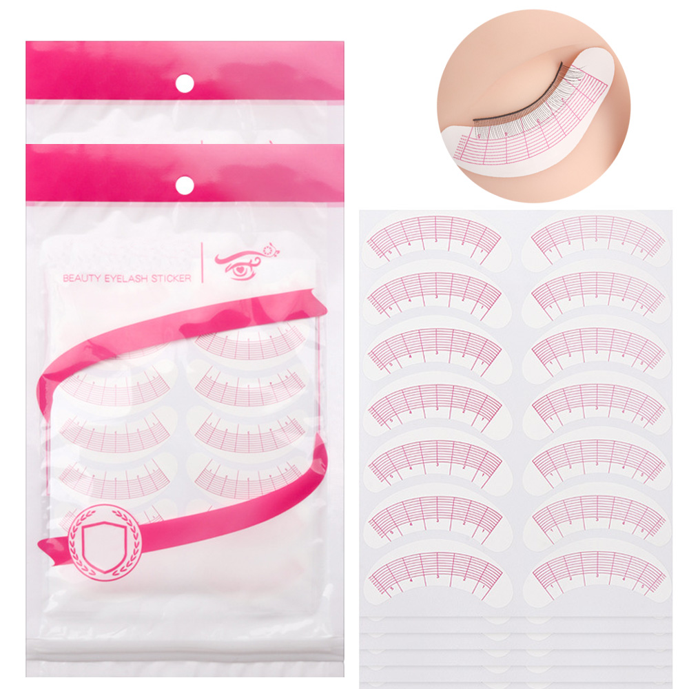 Lash Mapping Sticker - 2/5 paquets d'autocollants de cartographie des