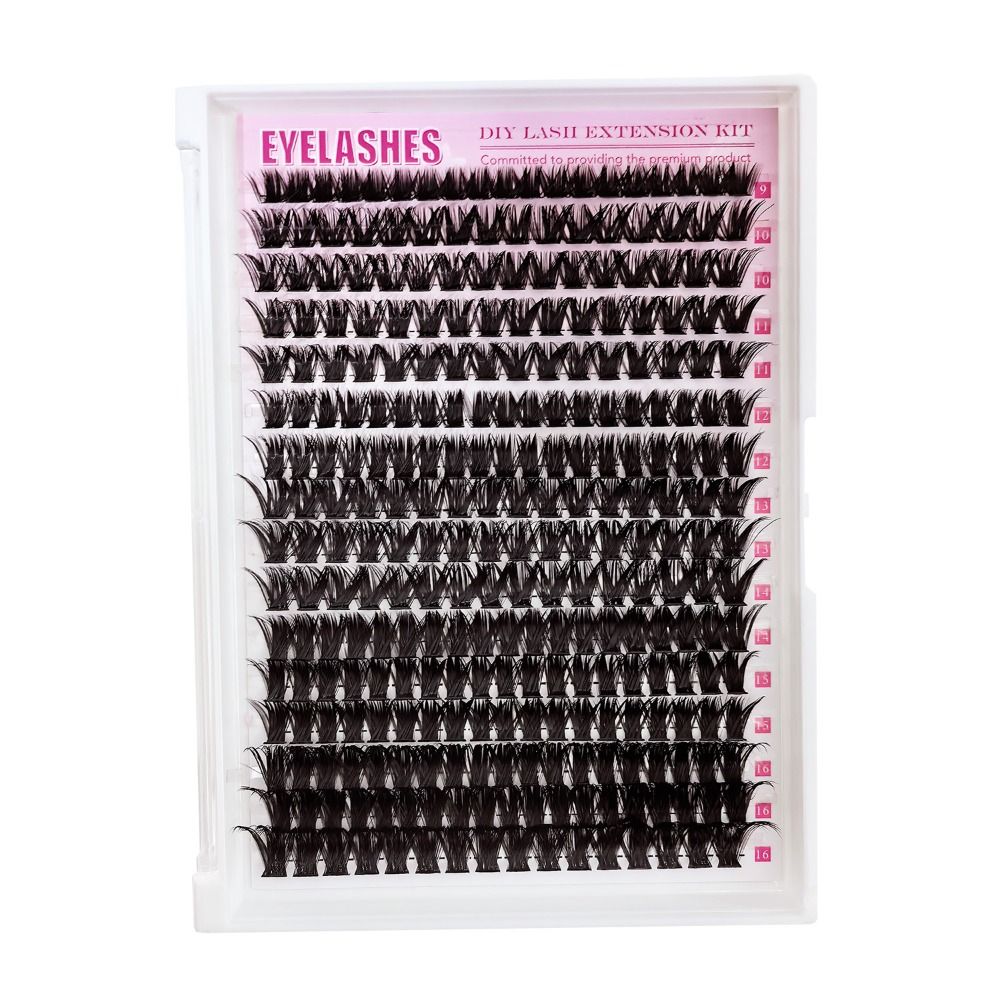 Eyelash Extension Wispy Look - Kit d'extension de cils DIY, cils