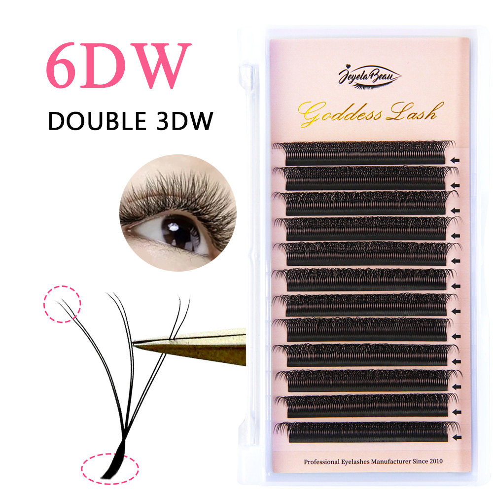 Eyelash Extension Double Volume - Extensions de cils Goddess Double 3D/4DW