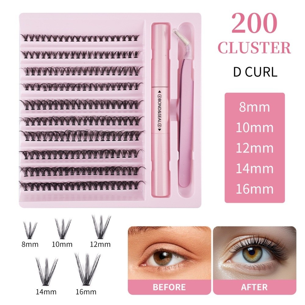 Eyelash Extension Wispy Look - Cils individuels de haute qualité à