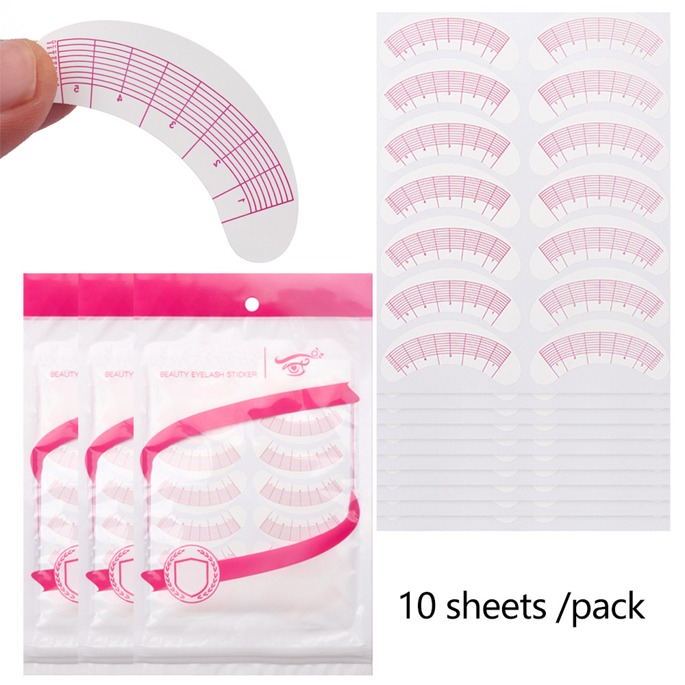 Lash Mapping Sticker - 2/5 Packs Autocollants de Mappage des