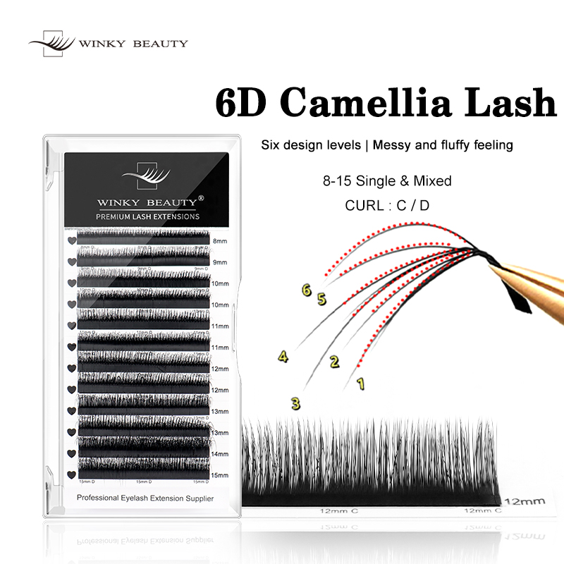 Eyelash Extension Double Volume - Winky Beauty Extensions de cils 6D