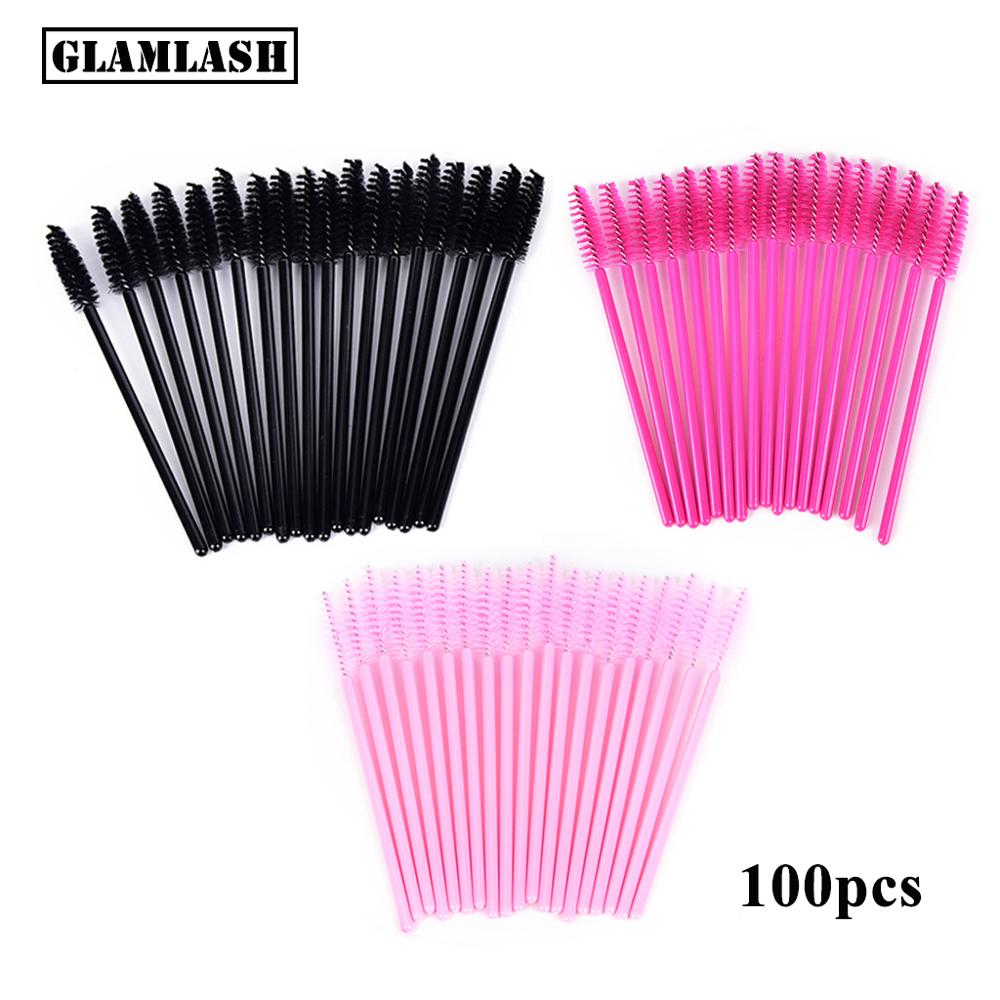 Eyelash Extension Vendor - 100 pièces jetables Micro cils peigne