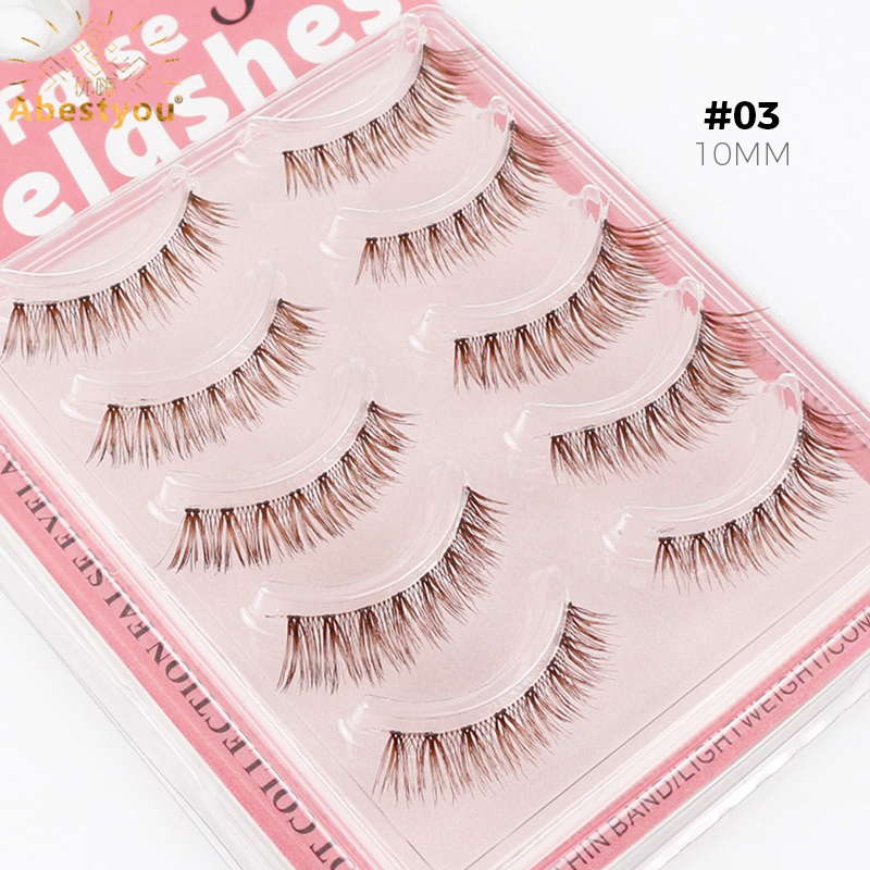 Abestyou 5 paires de cils cour - Eyelash Extension Japan avis et prix