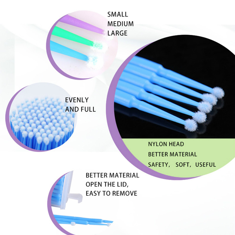 500 pièces de micro-brosses ap - Eyelash Extension Vendor avis et prix