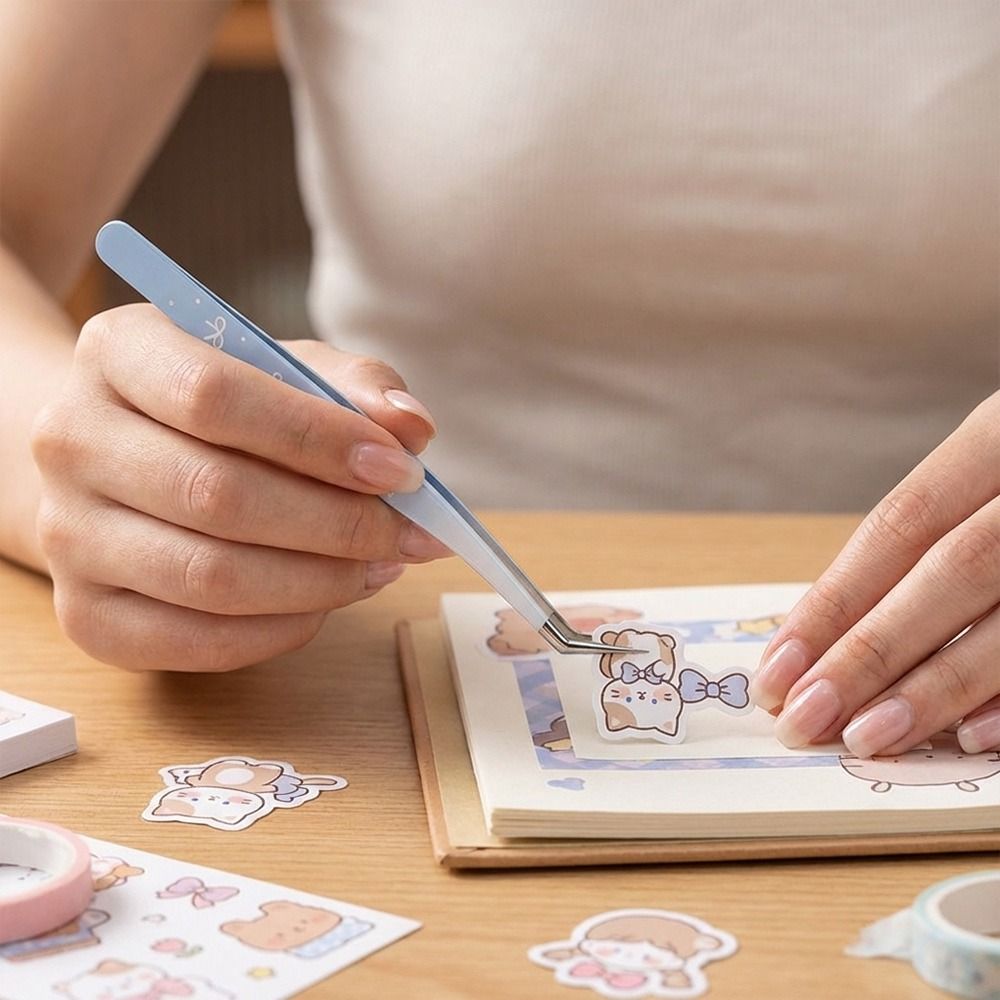 Pince à épiler incurvée en aci - Lash Mapping Sticker avis et prix