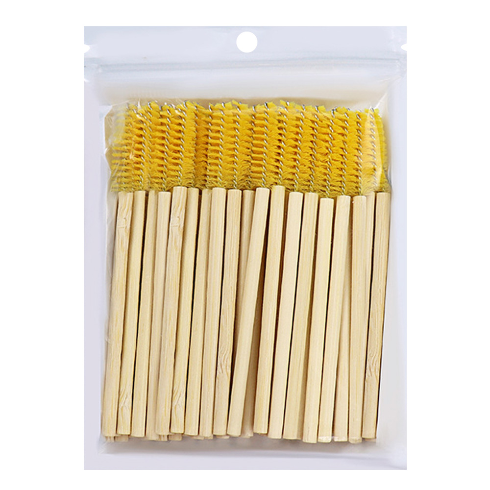 50 brosses à cils en bambou, a - Eyelash Extension Vendor avis et prix