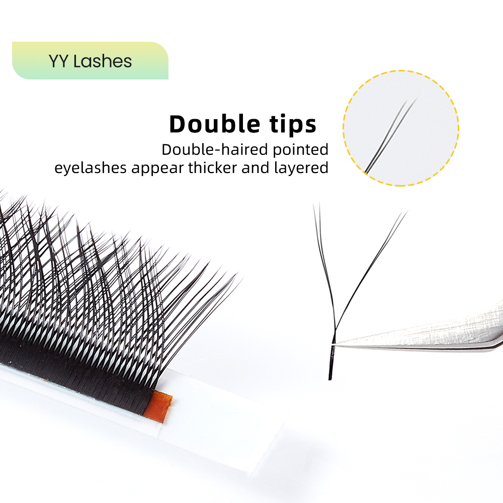 Cils Yelix Y/YY à double point - Eyelash Extension Double Volume avis et prix