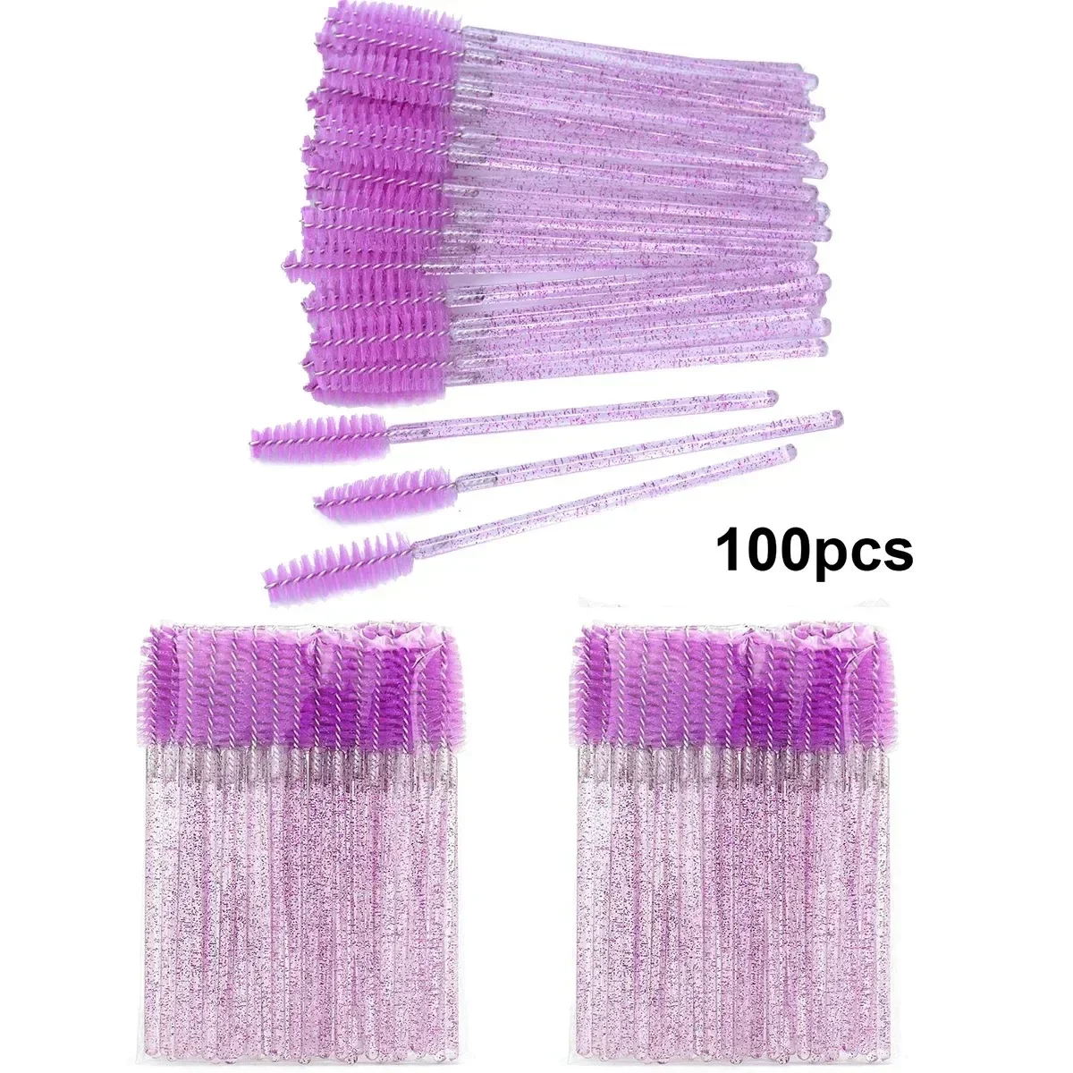 Brosses à cils jetables, 100 p - Eyelash Extension Vendor avis et prix