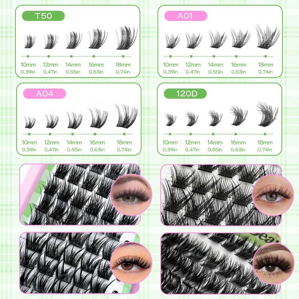 Faux cils naturels, design en  - Eyelash Extension Wispy Look avis et prix