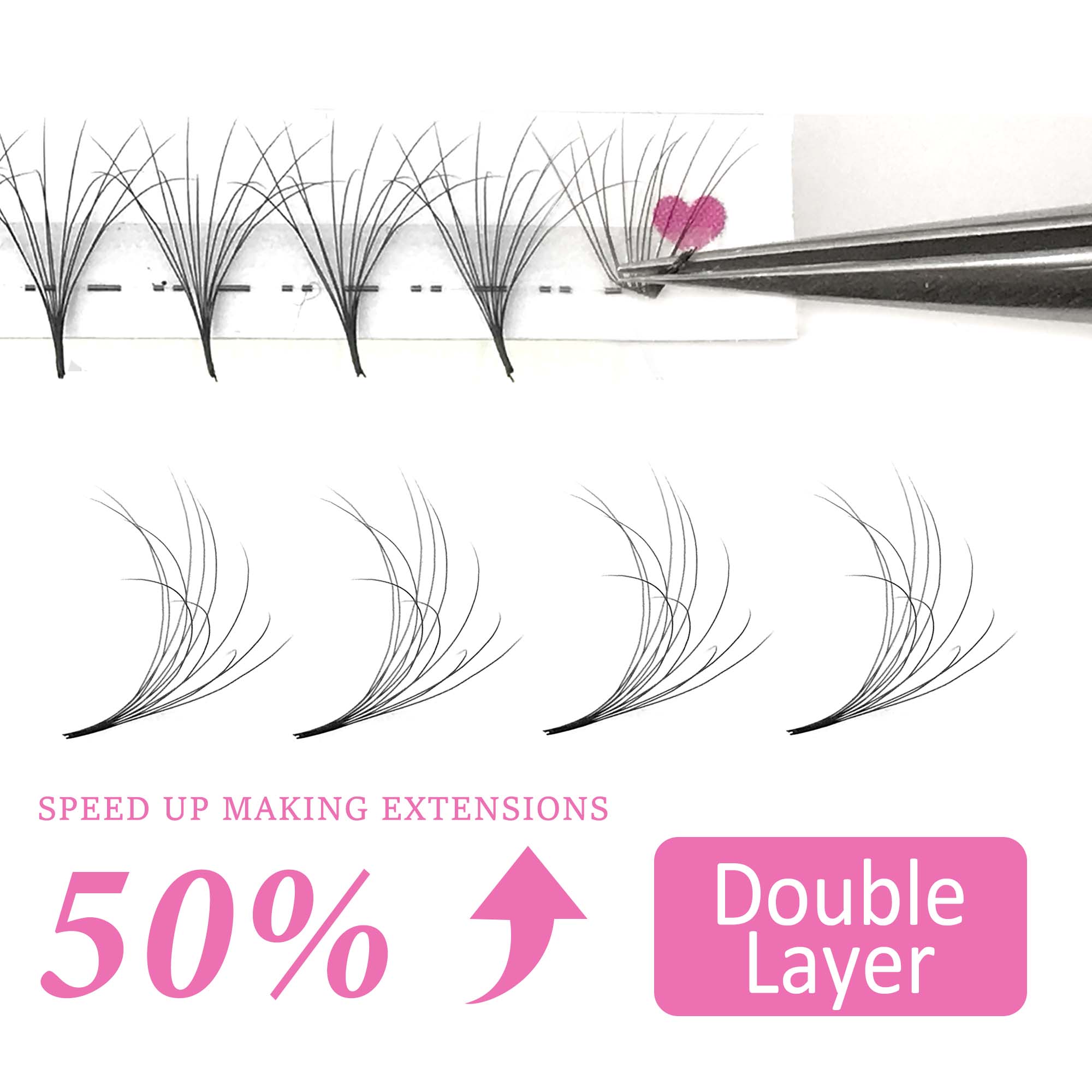 COMANGO joli double couche moe - Eyelash Extension Double Volume avis et prix