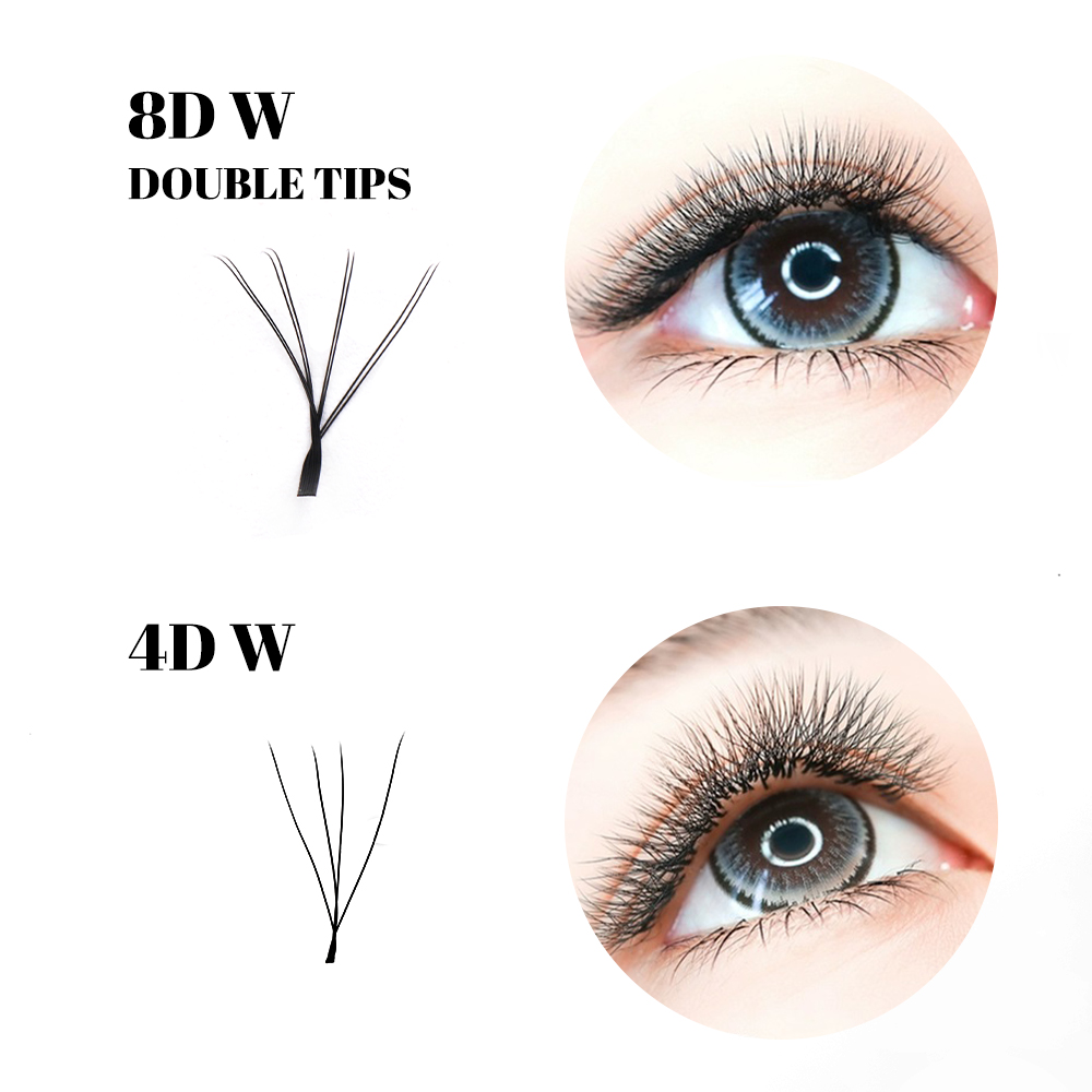 GEMERRY Cils en W 4D/6D/8D/10D - Eyelash Extension Double Volume avis et prix