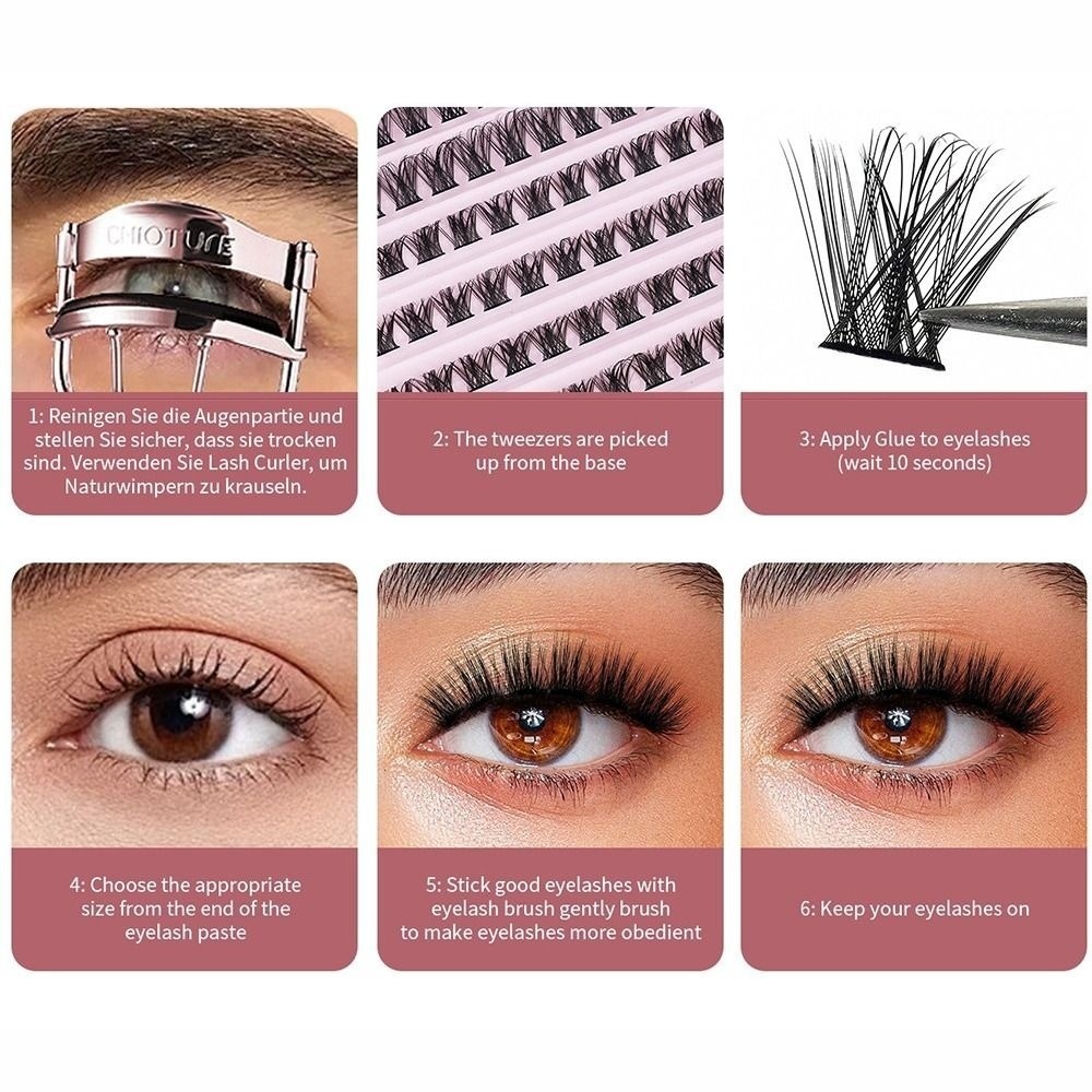 Cils artificiels de haute qual - Eyelash Extension Wispy Look avis et prix
