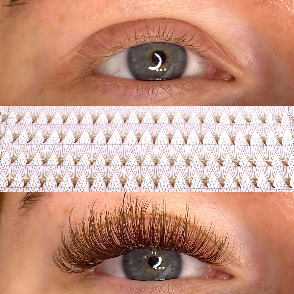 320 éventails préfabriqués col - Eyelash Extension Remover At Home avis et prix