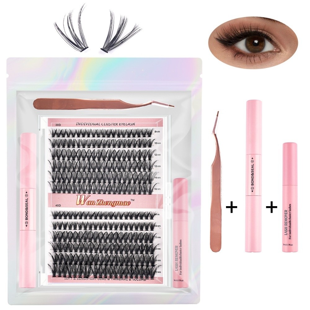 Kit d'extension de cils DIY 8- - Eyelash Extension Wispy Look avis et prix