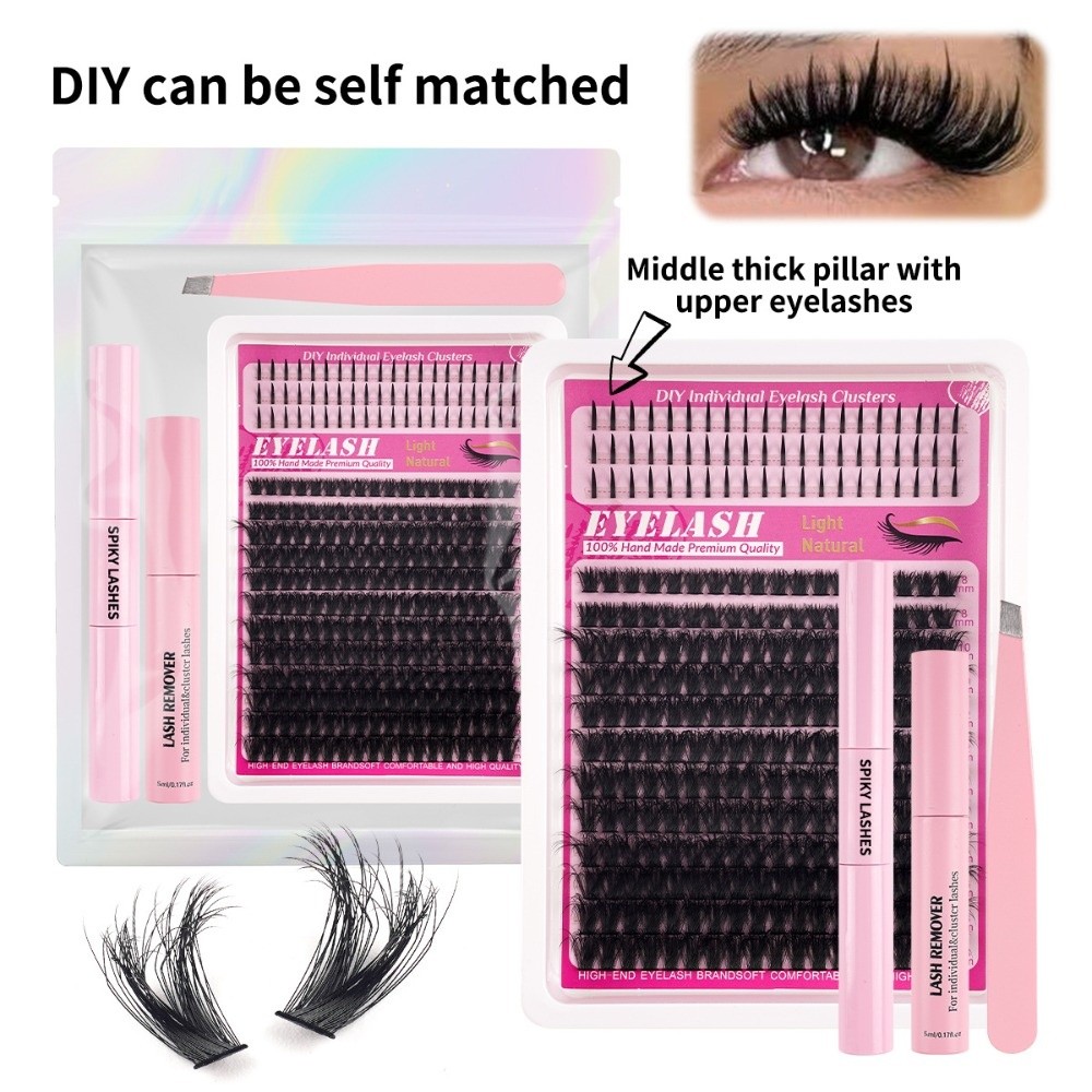 Faux cils de 8 à 18 mm, aspect - Eyelash Extension Wispy Look avis et prix