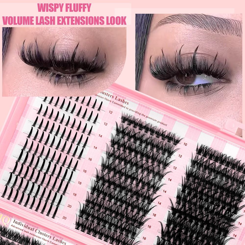Faux cils de 9-16 mm de longue - Eyelash Extension Wispy Look avis et prix