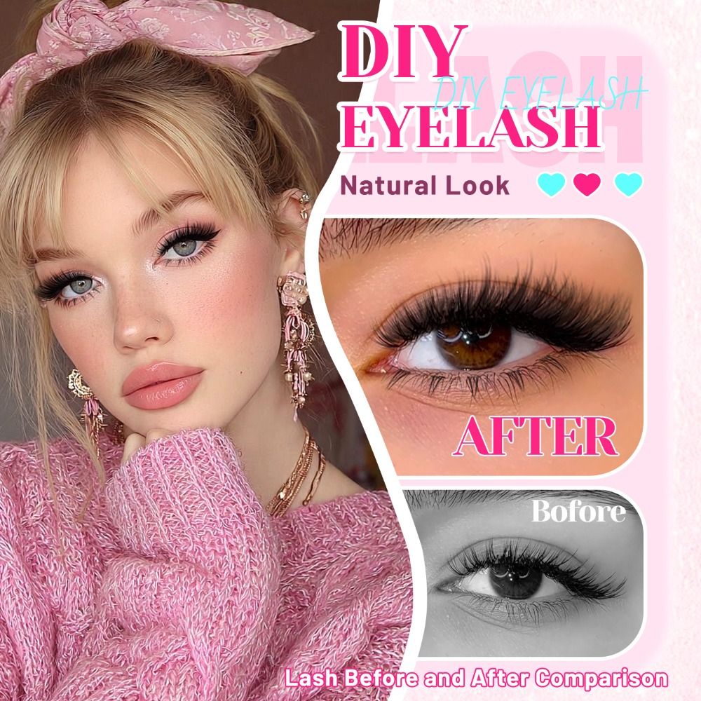 Kit d'extension de cils DIY, c - Eyelash Extension Wispy Look avis et prix